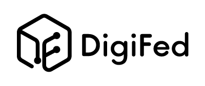 DigiFed logo horizontal Black M