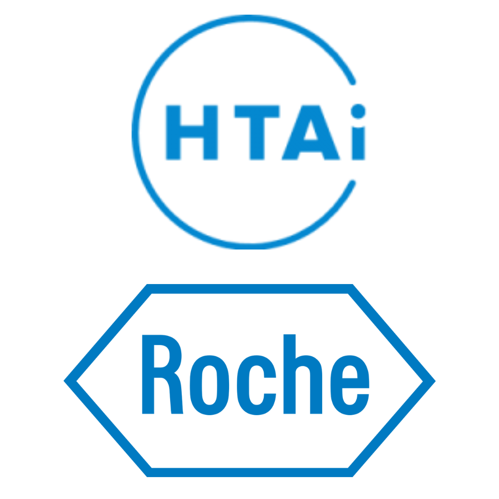 logo Roche and HTA (Health Technology Assessment)