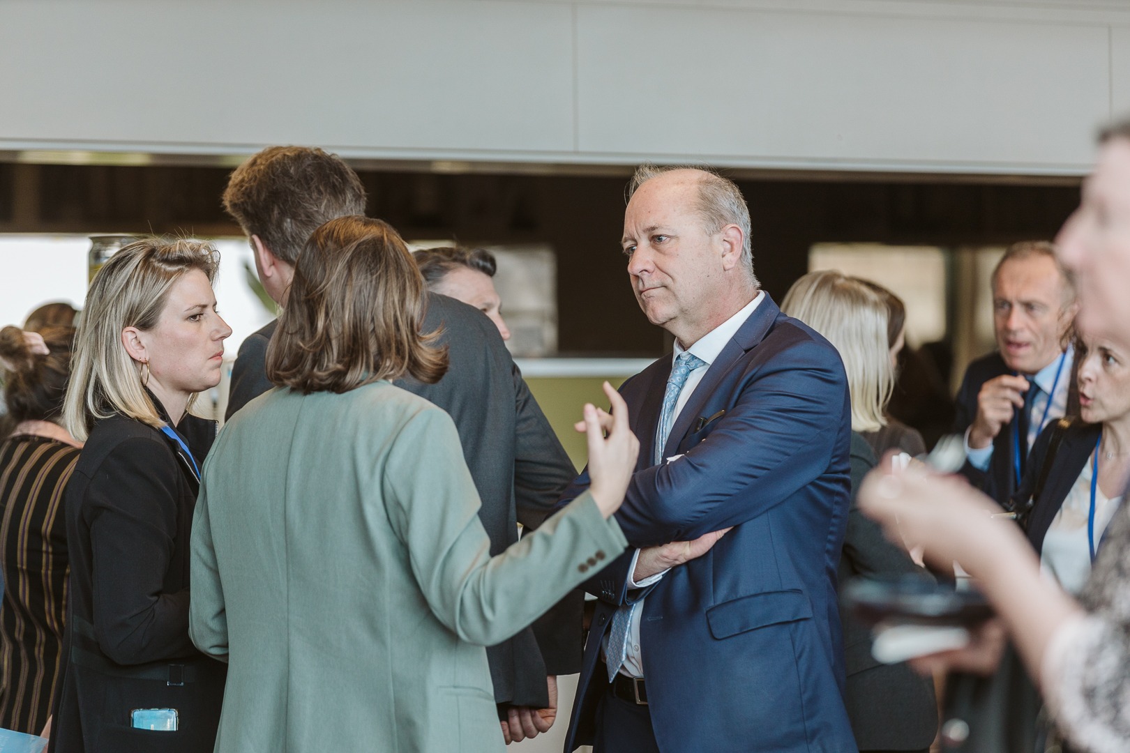 Left to right, Linn Sekund (SeaOrbiter), Margaux Martin-Péridier (SeaOrbiter), Frédéric Durand (CFM Monaco) Financing Maritime Innovation and Infrastructure for Climate and Ocean, BLUMORPHO, Monaco Ocean Week 2024 Yacht Club de Monaco