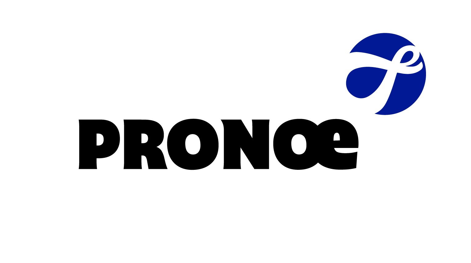 PRONOE logo bleu